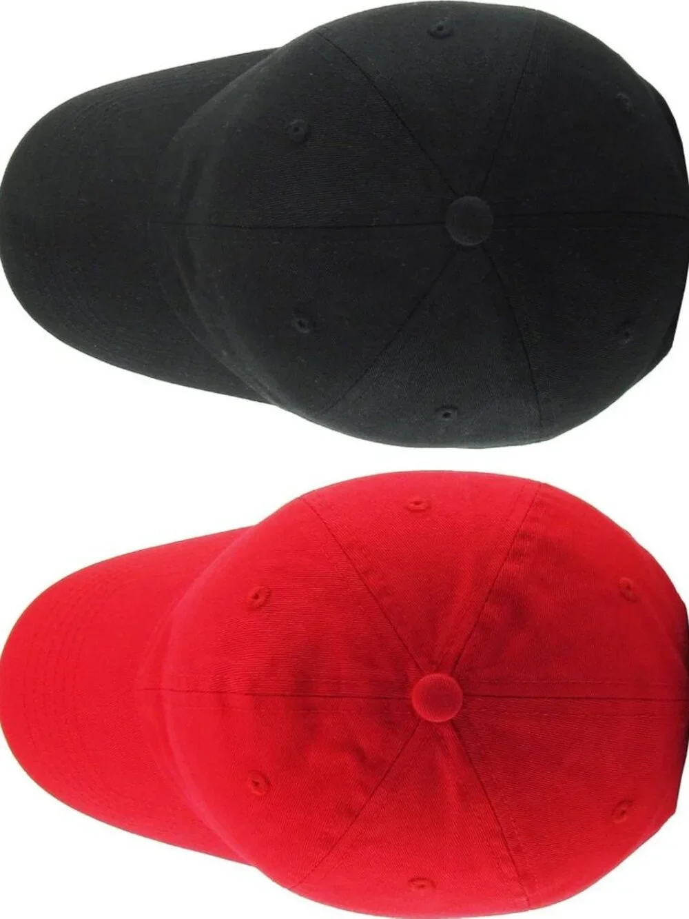 Classic Unisex Cotton Adjustable Low Crown Baseball Cap - Plain Dad Hat, Casual